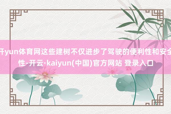 开yun体育网这些建树不仅进步了驾驶的便利性和安全性-开云·kaiyun(中国)官方网站 登录入口