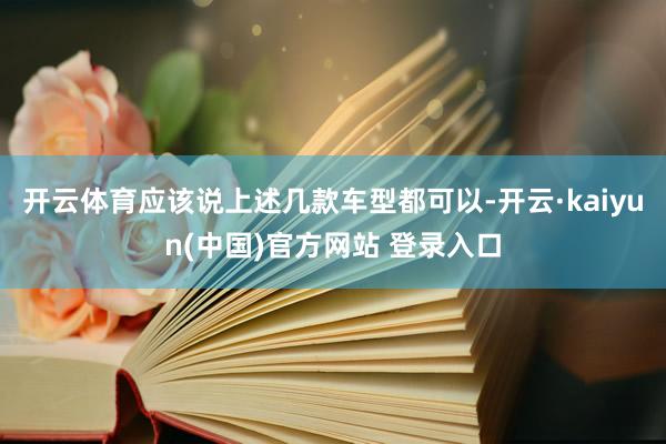 开云体育应该说上述几款车型都可以-开云·kaiyun(中国)官方网站 登录入口