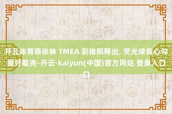 开云体育蔡依林 TMEA 彩排照释出, 荧光绿背心勾画好躯壳-开云·kaiyun(中国)官方网站 登录入口