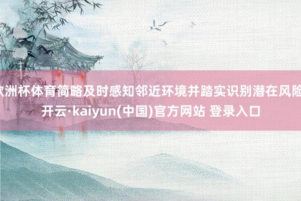 欧洲杯体育简略及时感知邻近环境并踏实识别潜在风险-开云·kaiyun(中国)官方网站 登录入口